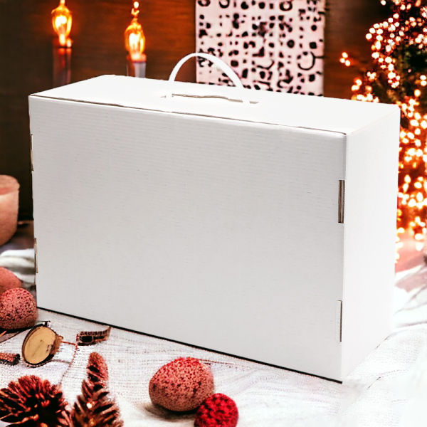 Подарочная Коробка из МГК с Ручкой 35,5*23,4*12,5 см / Стильная и прочная